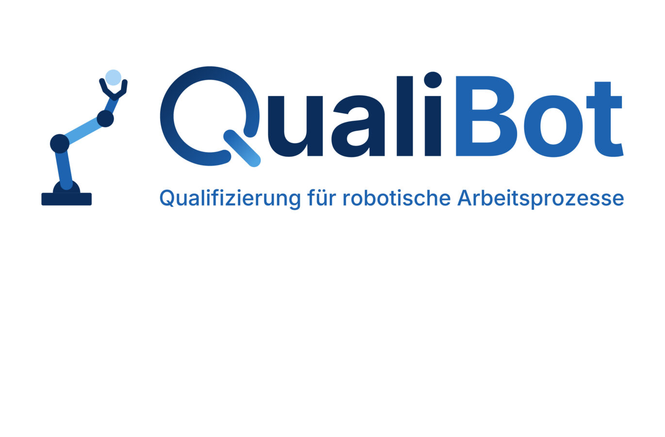 Logo für Qualifizierung für robotische Arbeit mit einem großen Buchstaben Q.